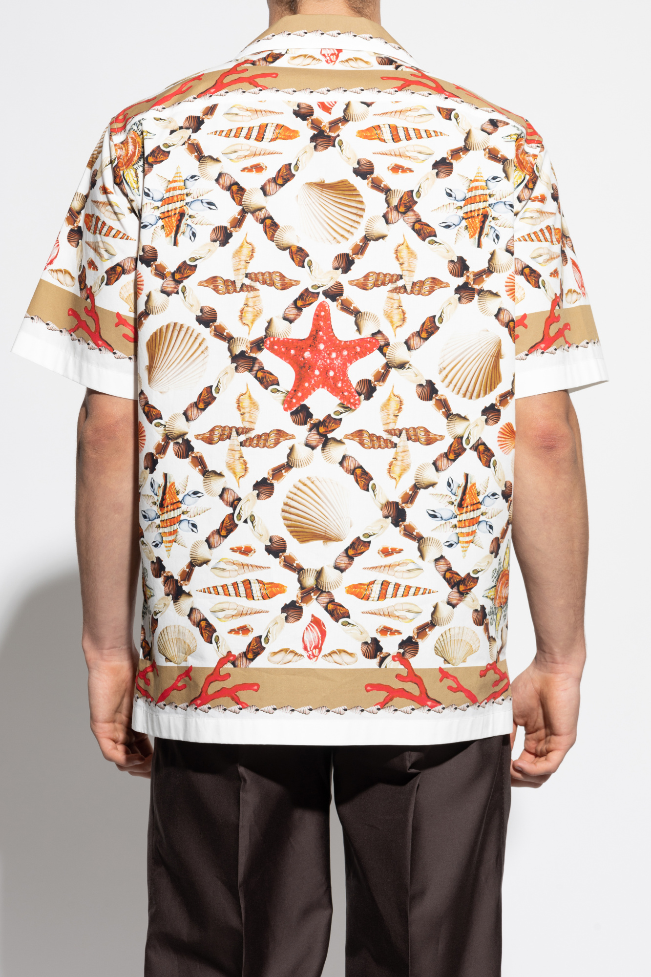 Multicolour Shirt with a seashell motif Dolce & Gabbana